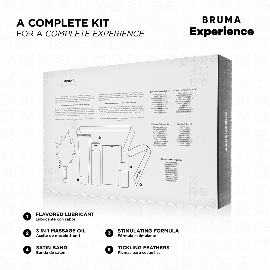 BRUMA XPERIENCE - KIT DE TENTAÇÃO VIBRO-ORGÁSMICA DE MORANGO DOCE