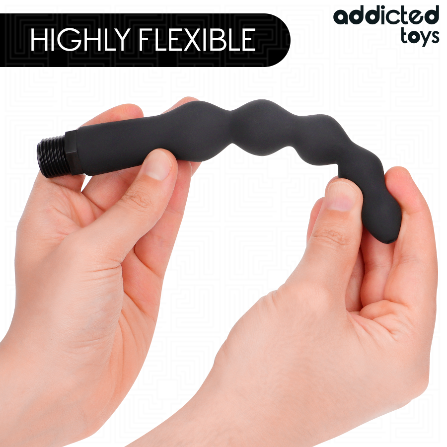 ADDICTED TOYS - LIMPADOR ANAL COM ADAPTADOR UNIVERSAL MODELO 5