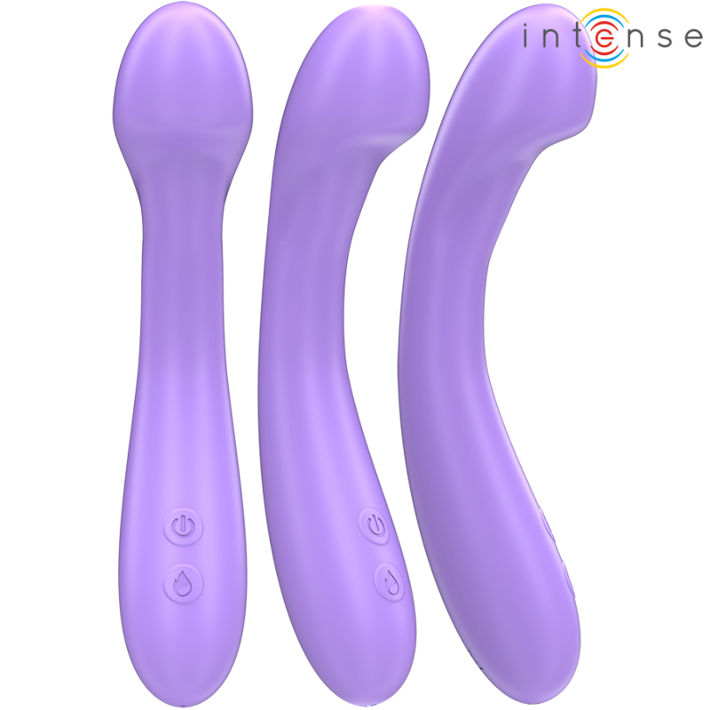 INTENSE - VIBRADOR BECKY 19 CM AQUECÍVEL 7 VIBRAÇÕES ROXO