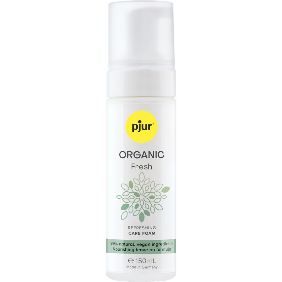 PJUR - ESPUMA REFRESCANTE ORGÂNICA FRESCANTE VEGANO SEM ENXÁGUE 150 ML
