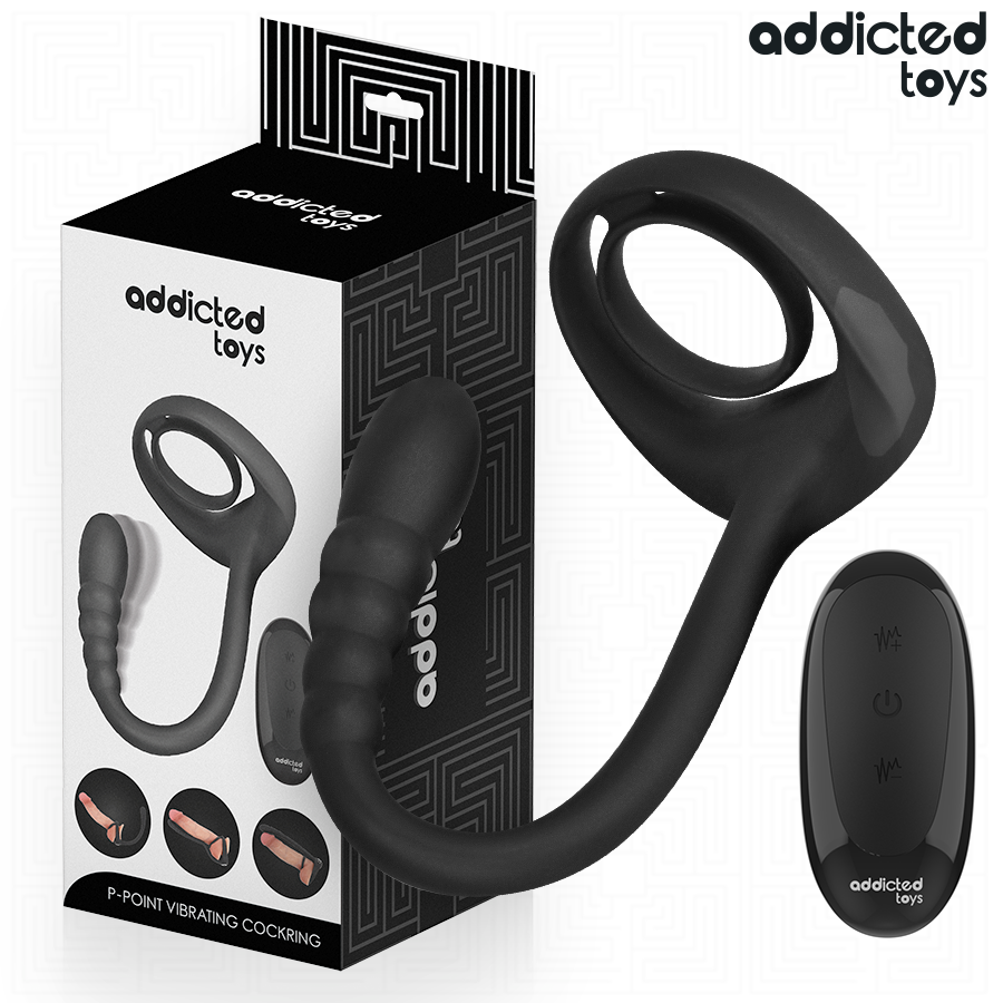 ADDICTED TOYS - ANEL PÊNICO VIBRANTE COM CONTROLE REMOTO