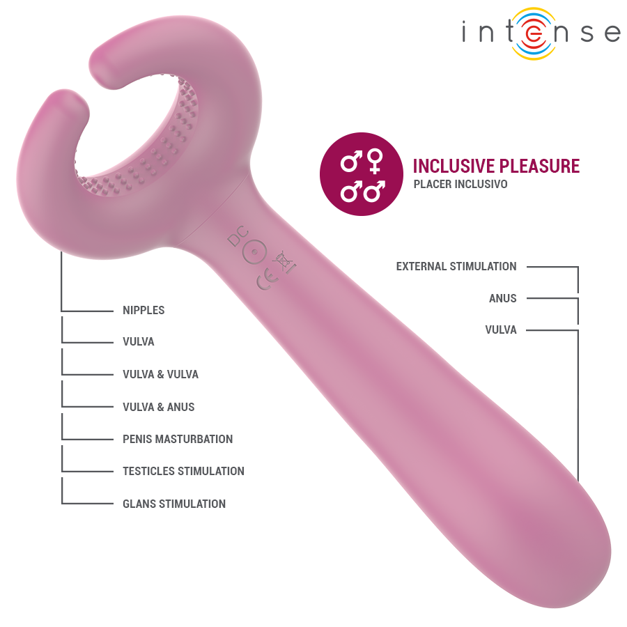 INTENSE - VIBRADOR DE CASAL INCLUSIVO ROWAN