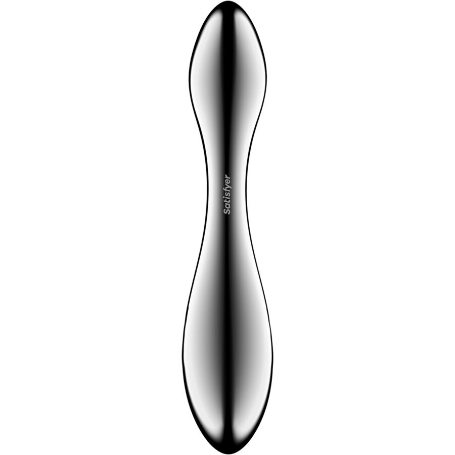 SATISFYER - PURE GRAVITY 3 DILDO DE AÇO INOXIDÁVEL COM DUAS EXTREMIDADES