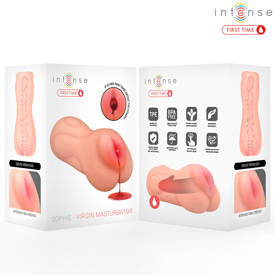 INTENSE FIRST TIME - SOPHIE VIRGEM MASTURBADORA COM SANGRAMENTO
